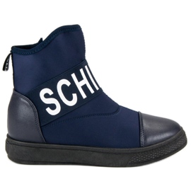 Bestelle Sneakers alte alla moda bianco blu navy