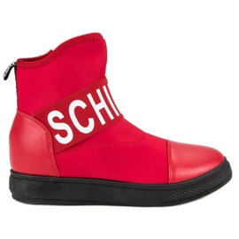 Bestelle Sneakers alte alla moda bianco rosso