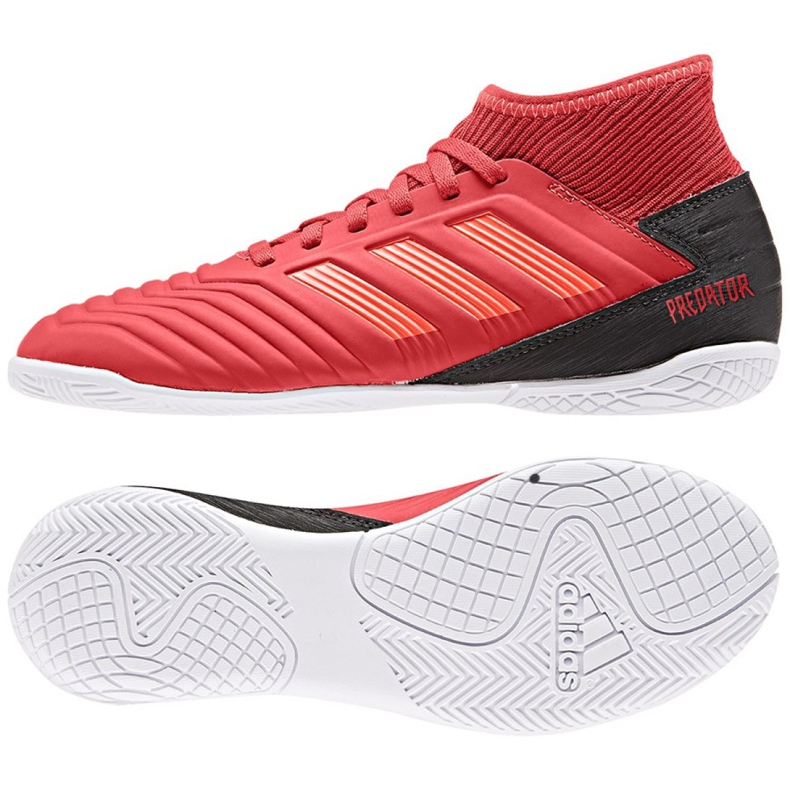 Scarpe indoor adidas Predator 19.3 In Jr CM8544 rosso rosso
