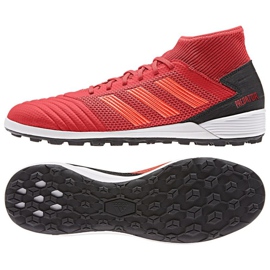 Scarpe da calcio Adidas Predator 19.3 Tf M D97962 rosso arance e rossi