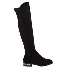 Stivali neri da donna 0-236 Black nero