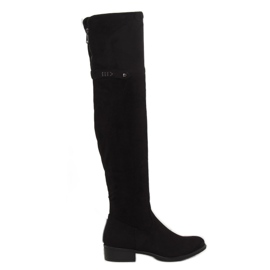 Stivali Moschettiere Neri 7531-PG Nero