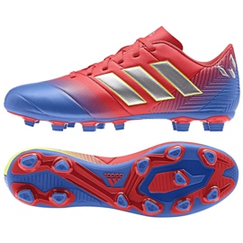 Scarpe da calcio Adidas Nemeziz Messi 18.4 FxG M D97273 multicolore multicolore