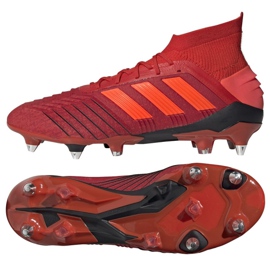 Scarpe da calcio Adidas Predator 19.1 Sg M D98054 rosso rosso