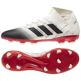 Scarpe da calcio Adidas Nemeziz 18.3 Fg M BB9437 bianca bianca