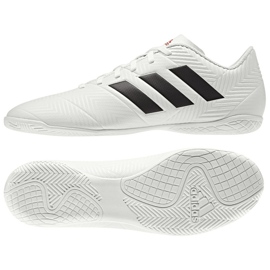 Scarpe indoor adidas Nemeziz 18.4 In M D97996 bianca bianca