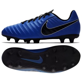 Nike Jnr Tiempo Legend 7 Club Mg Jr AO2300-400 scarpe da calcio multicolore blu