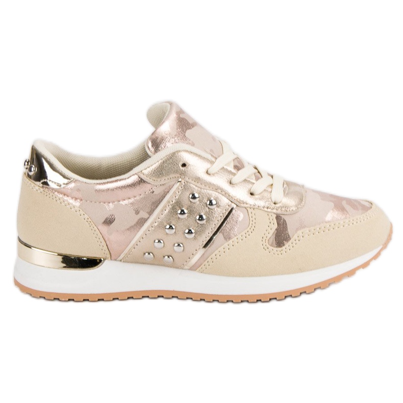 Scarpe sportive alla moda giallo rosa