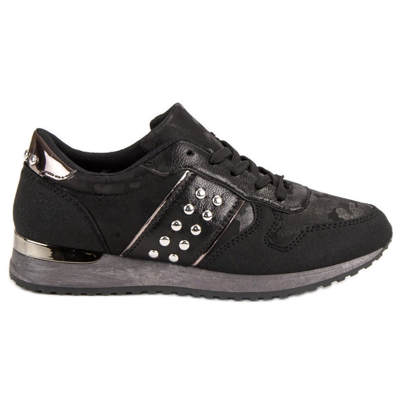 Scarpe sportive alla moda nero grigio