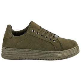 Sneakers sulla piattaforma MCKEYLOR verde