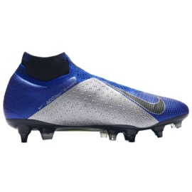 Nike Phantom Vsn Elite Df Sg Pro Ac M AO3264-400 scarpe da calcio blu blu