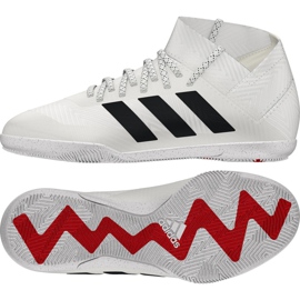 Scarpe indoor adidas Nemeziz 18.3 In Jr CM8514 bianco bianco