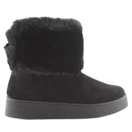 LV58 Stivali da neve neri da donna neri nero