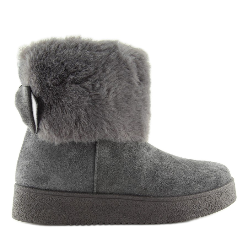 Grigio Stivali da neve da donna grigi LV58 Grey
