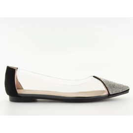 Ballerine nere trasparenti LT111P Black nero