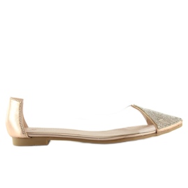 Ballerine rosa trasparenti LT111P Champagne