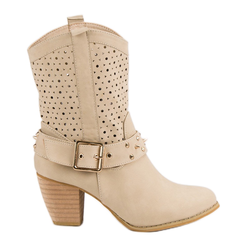 Mazzoni Stivali traforati marrone