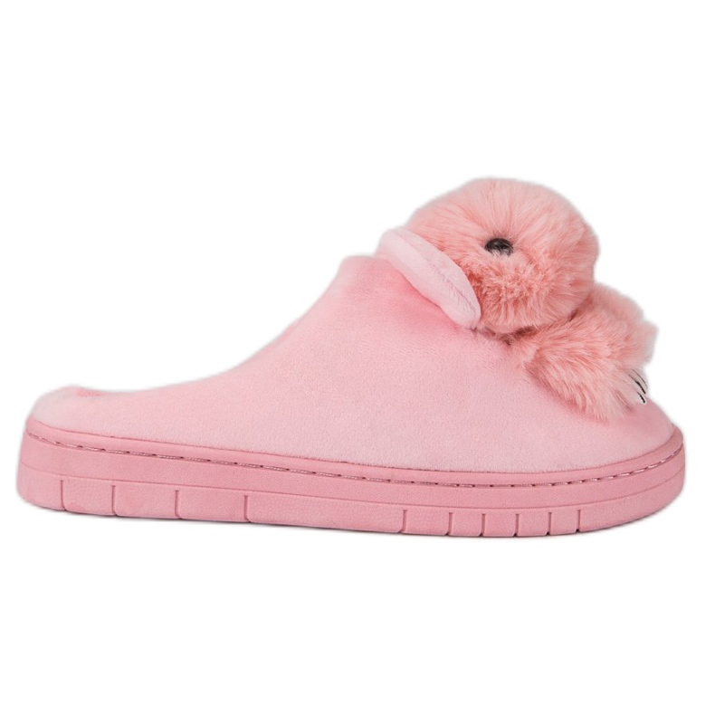 Pantofole comode rosa