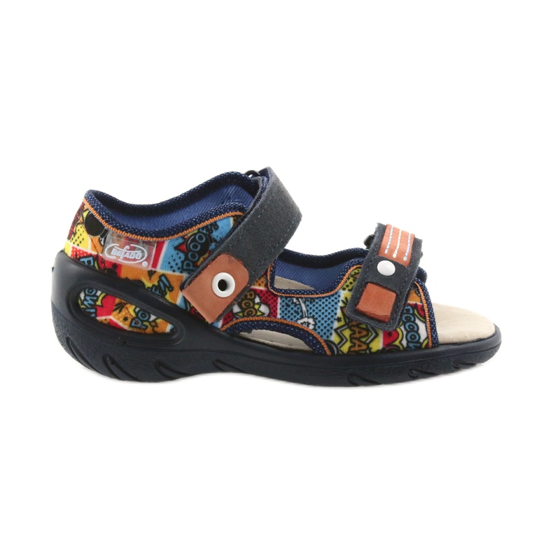 Sandali scarpe per bambini Befado 065P117 multicolore