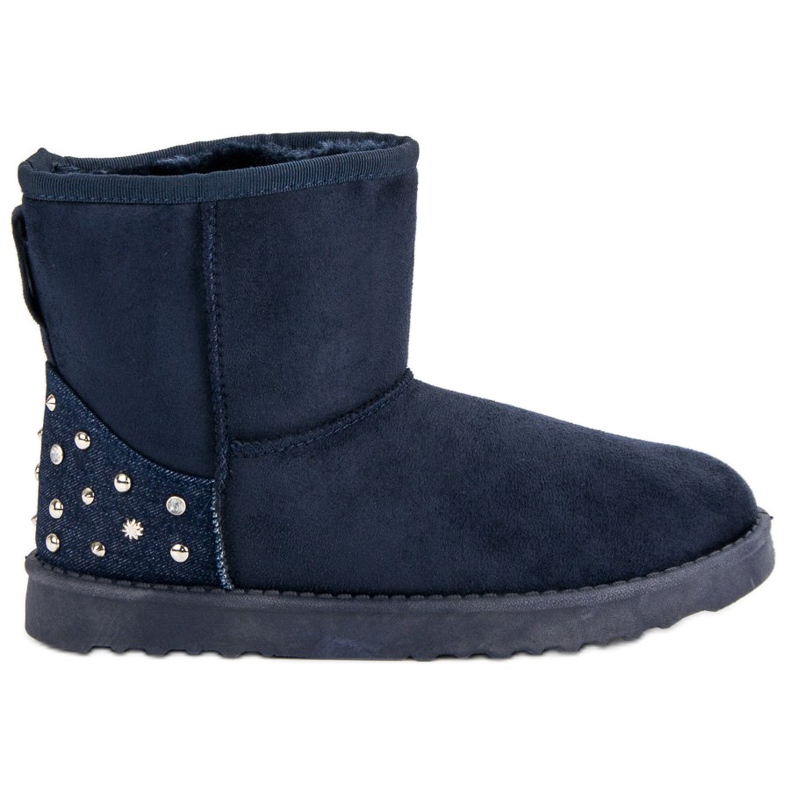 Mukluki blu navy con getti