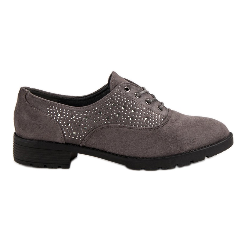 Scarpe scamosciate grigie grigio