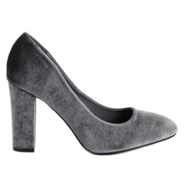 Seastar Décolleté in velluto grigio