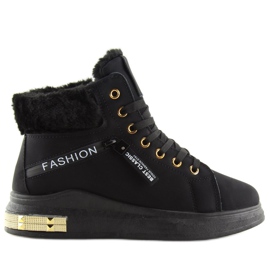 Sneakers nere isolate W19-25 Black nero