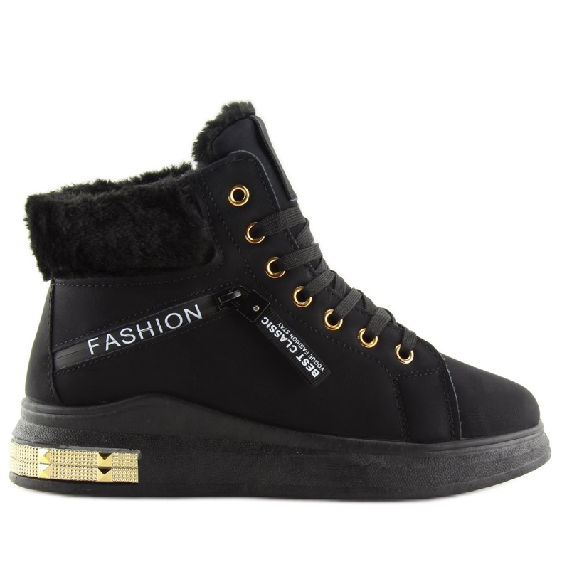 Sneakers nere isolate W19-25 Black nero