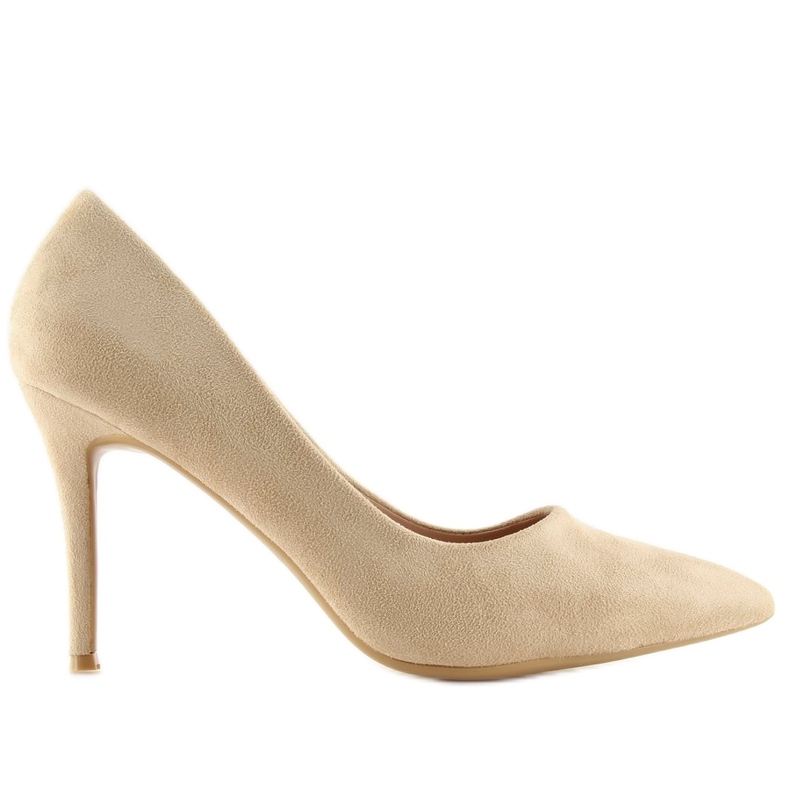 Décolleté su spilla beige 66-26 Beige