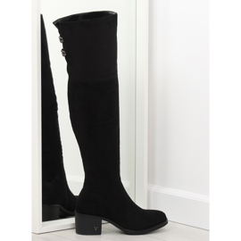 Stivali neri con tacco alto BH131-HB Nero