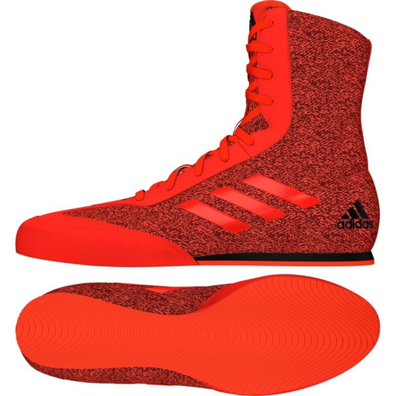 Scarpe da boxe Adidas Box Hog Plus rosso