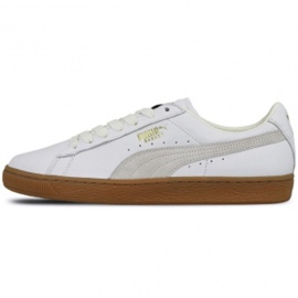 Puma Basket Classic Gum Deluxe M 365366 01 scarpe bianco