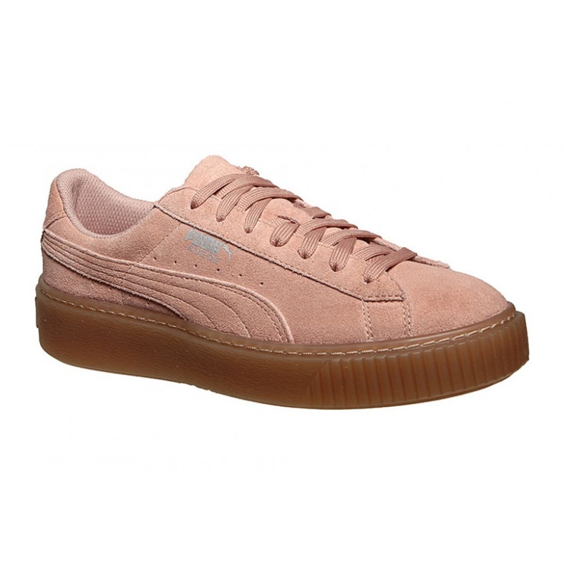 Puma Suede Platform Gioiello Jr 365131 01 beige rosa