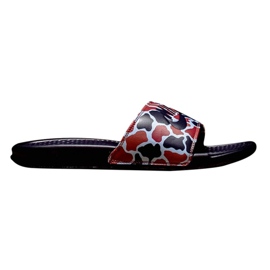 Nike Benassi Just Do It Print 631261-405 Slide nero multicolore