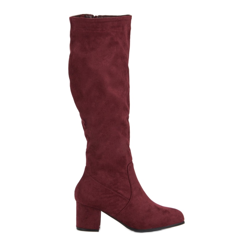 Nio Nio Stivali marroni classici rosso