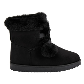 Mukluki nero alla moda