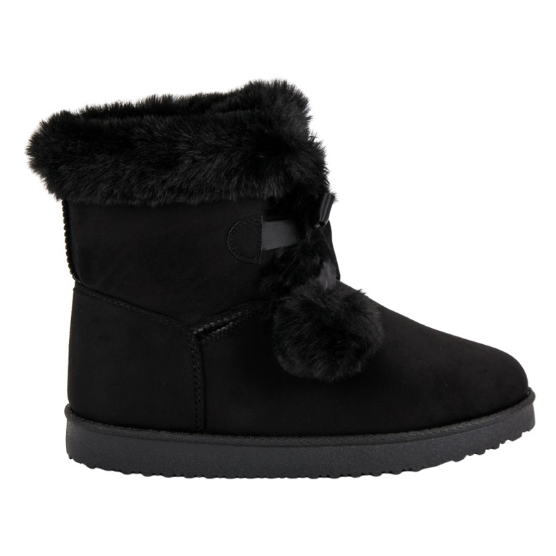 Mukluki nero alla moda