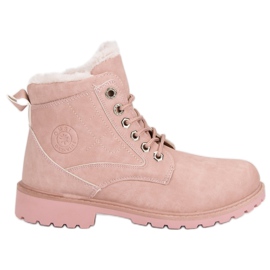 Classiche scarpe da trekking rosa