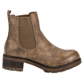 SDS Stivaletti Chelsea casual marrone