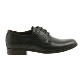 Tur Scarpe maschile in pelle nera nero