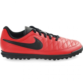 Nike Majestry Tf M AQ7901-600 scarpe da calcio rosso rosso