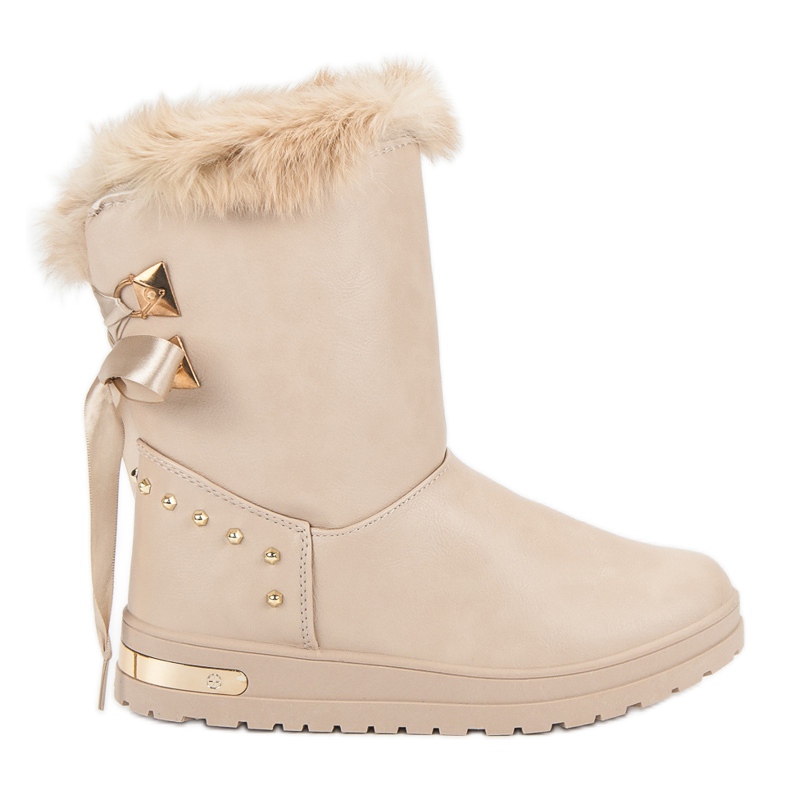 Super Me Stivali da neve alla moda Moda marrone