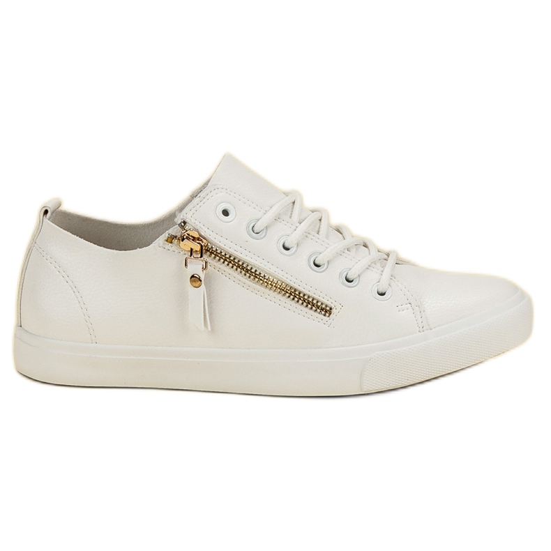 Scarpe da ginnastica legate bianca