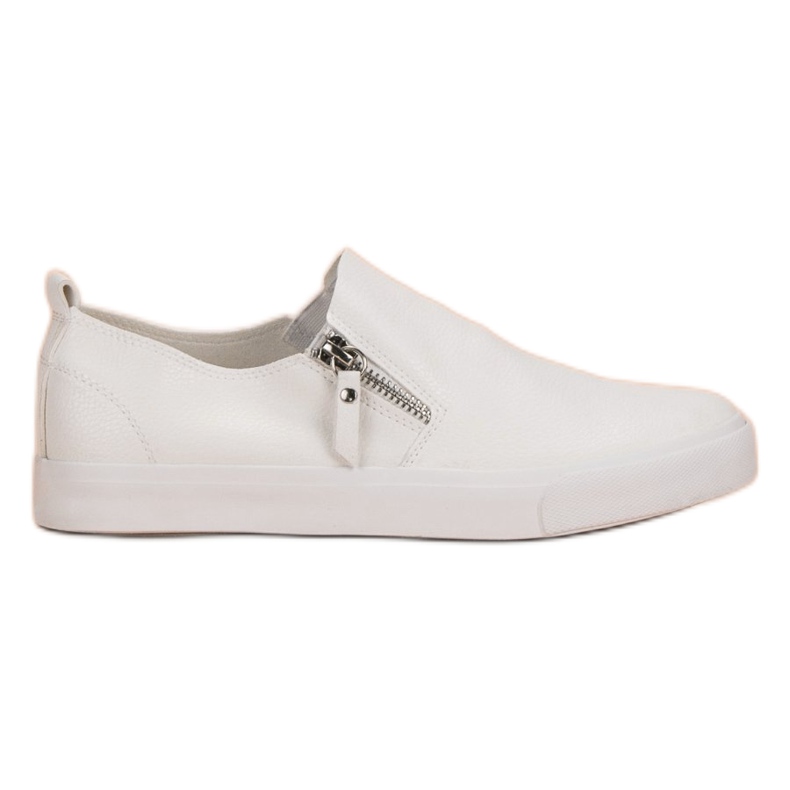 Scarpe Da Ginnastica Con Cerniera bianca