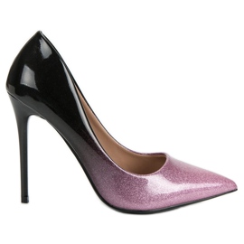 Spille Ombre nero rosa
