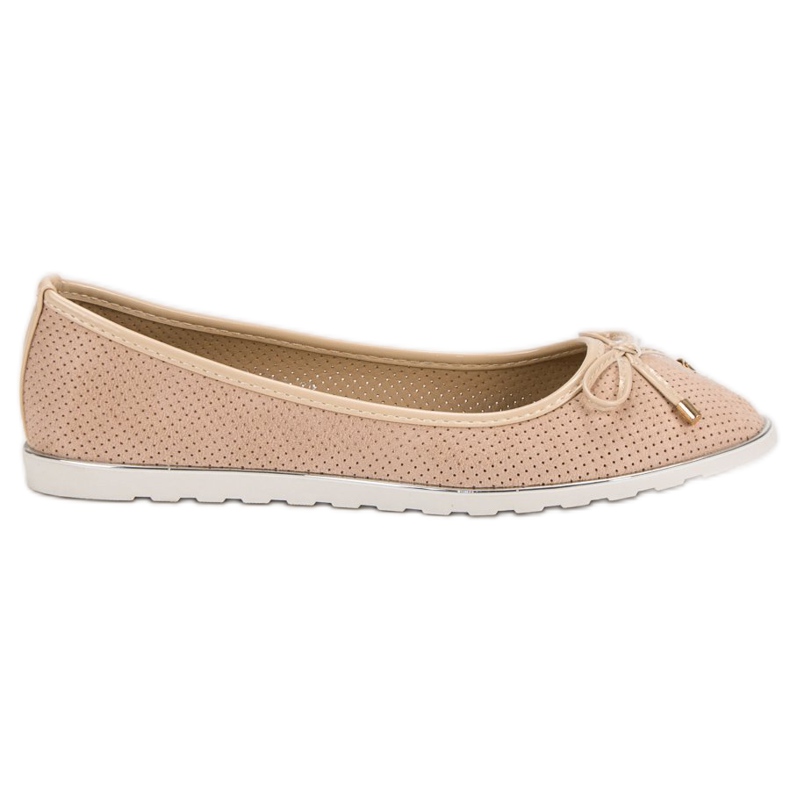 Small Swan Ballerine beige