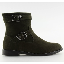 Scarpe verdi piatte MB188-266 verde
