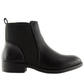 Stivaletti Chelsea neri da donna 3776 Black nero