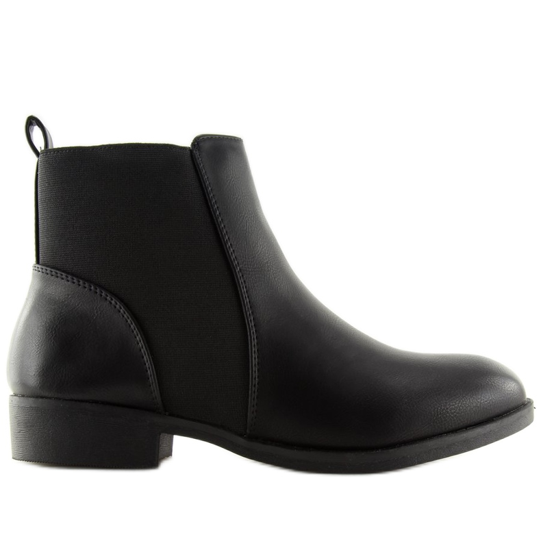 Stivaletti Chelsea neri da donna 3776 Black nero