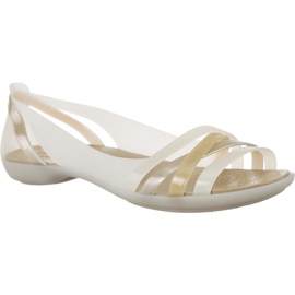 Crocs Isabella Huarache 2 Appartamento In Ciottoli Di Ostrica beige